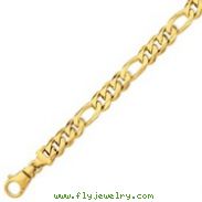 14K Gold 10.9mm Polished Fancy Link Bracelet