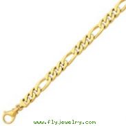 14K Gold 8.8mm Polished Fancy Link Bracelet