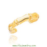 14K Gold Bamboo Toe Ring
