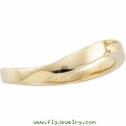 14K Yellow Gold Stackable Metal Fashion Ring