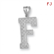Sterling Silver Initial F Charm