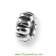 Sterling Silver Reflections Scalloped Spacer Bead
