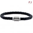 08.50 Inch 6mm Leather Bracelet