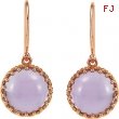 10.00 MM;S;ROUND MOUNTING FOR CABOCHON EARRING Rd Mtg For Cabochon Earring