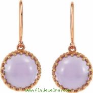 10.00 MM;S;ROUND MOUNTING FOR CABOCHON EARRING Rd Mtg For Cabochon Earring