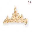 10k 25th Anniversary Charm