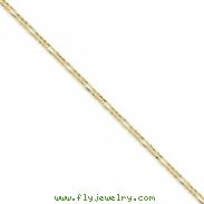 10k 3.0mm Figaro Chain