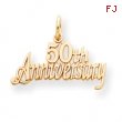 10k 50th Anniversary Charm