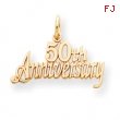 10k 50th Anniversary Charm