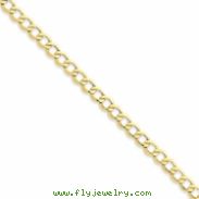 10k 6.5mm Semi-Solid Curb Link Chain