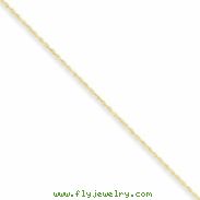 10k .8mm Lite-Baby Rope Chain