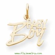 10k Baby Boy Charm