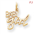 10k Baby Girl Charm