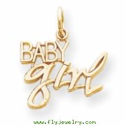 10k Baby Girl Charm