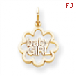 10k Baby Girl Charm