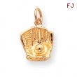 10k BASEBALL CHARM
