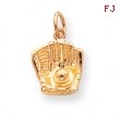 10k BASEBALL CHARM