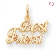 10k BEST FRIEND CHARM