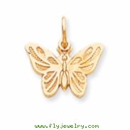 10k BUTTERFLY CHARM