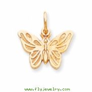 10k BUTTERFLY CHARM