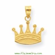 10k Crown Charm