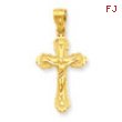 10k Crucifix Charm