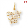 10k Daddys Little Girl Charm