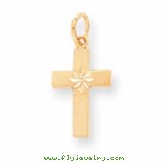 10k DI-CUT CROSS CHARM