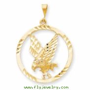 10k EAGLE IN A FRAME CHARM