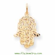 10k Filigree Chamseh Charm