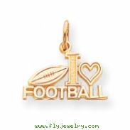 10k Football Charm