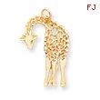 10k GIRAFFE CHARM