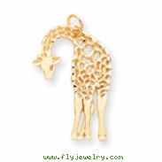 10k GIRAFFE CHARM