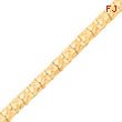 10K Gold 10.0mm NUGGET Bracelet