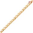 10K Gold 5.25mm 8 Inch Fancy Polished Link Bracelet