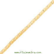 10K Gold 6.0mm NUGGET Bracelet