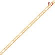 10K Gold Light Figaro Chain