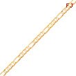 10K Gold Light Figaro Chain