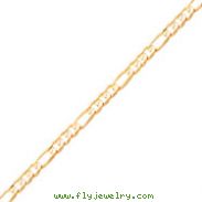 10K Gold Light Figaro Chain