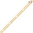 10K Gold Light Figaro Chain