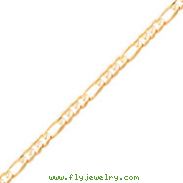 10K Gold Light Figaro Chain