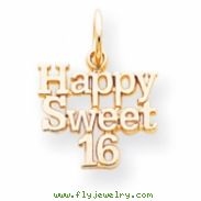 10k HAPPY SWEET 16 CHARM