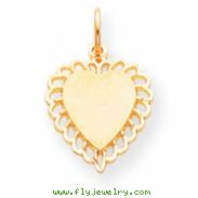 10k Heart Charm