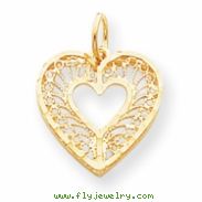 10k Heart Charm