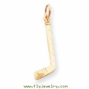 10k HOCKEY STICK CHARM