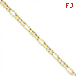 10k Light Figaro Chain