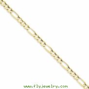 10k Light Figaro Chain