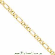 10k Light Figaro Chain