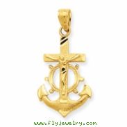 10k Mariner Crucifix Charm