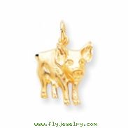 10k PIG CHARM